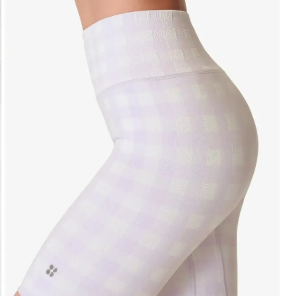 NEW Sweaty Betty Gingham Bike Shorts - Image 9