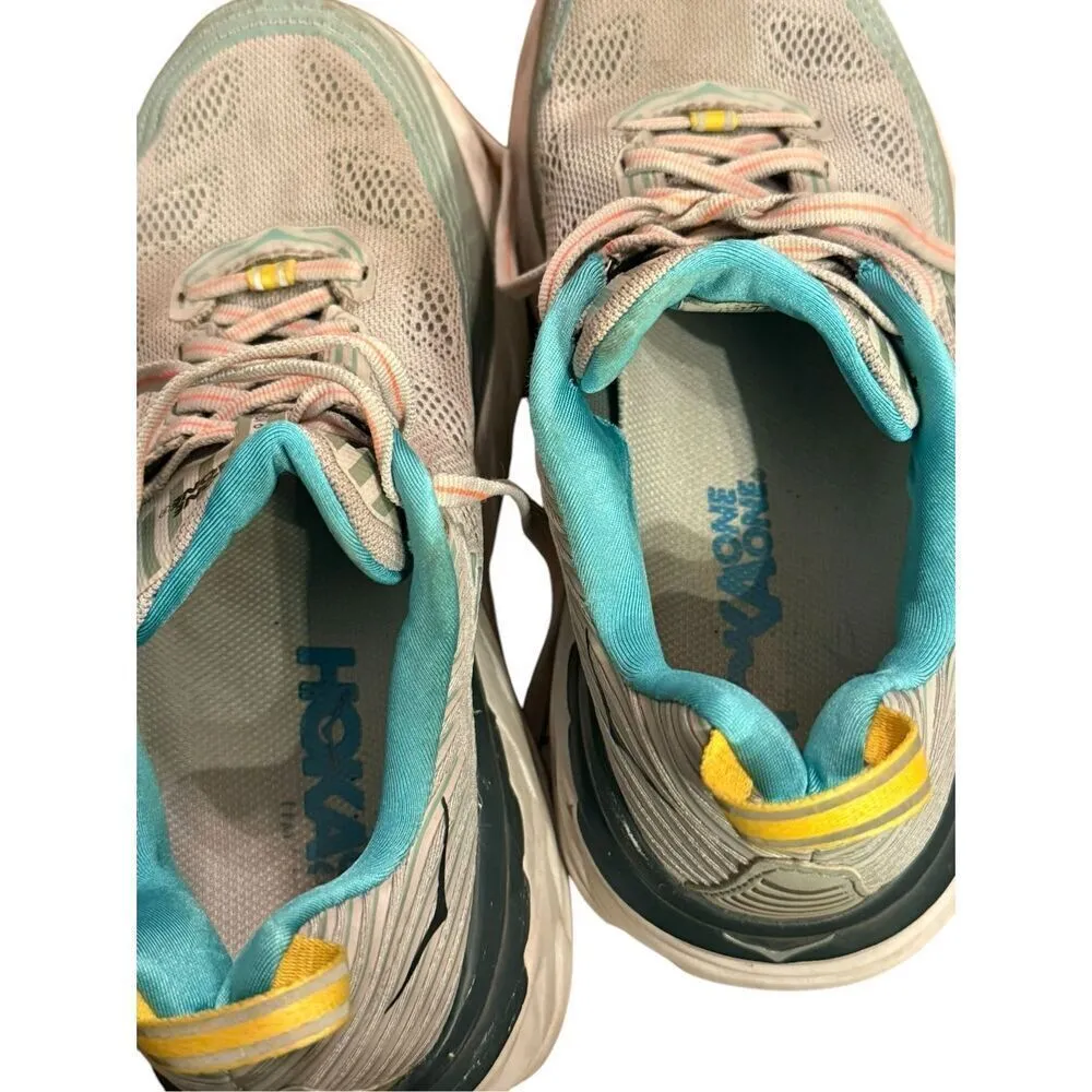 Hoka One One Womens Bondi 6 1019270 VBWI Gray Running Shoes Sneakers Size 7.5 - Image 10