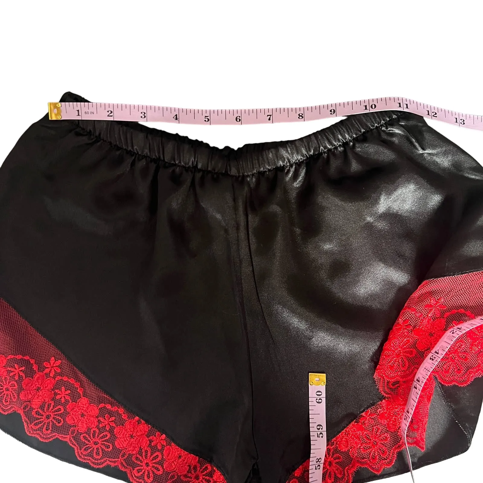 Elsy Cami & Shorts Sleep Set Size Small Black - Image 8