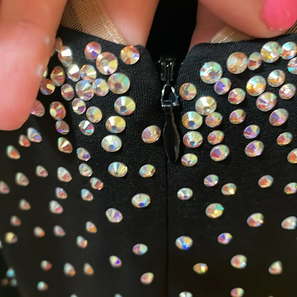 Jovani Womens  Cocktail Dress Black Open Back - Image 13