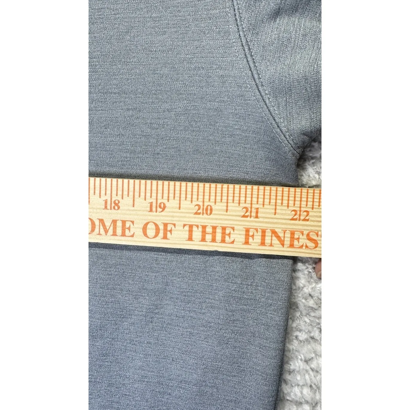 Nike Thermafit Grey Crew Neck Sweatshirt Small Side Zipper Logo Embroidered Mens - Image 5