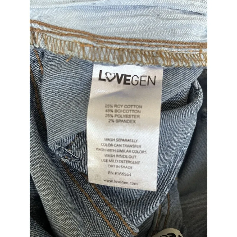 Love Gen Utility Cargo Parachute Jean Jogger Sz 3 NEW Sustainable Pockets Blue - Image 4
