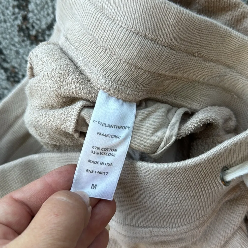 n:Philanthropy Ankle Zip Joggers Beige Medium - Image 6