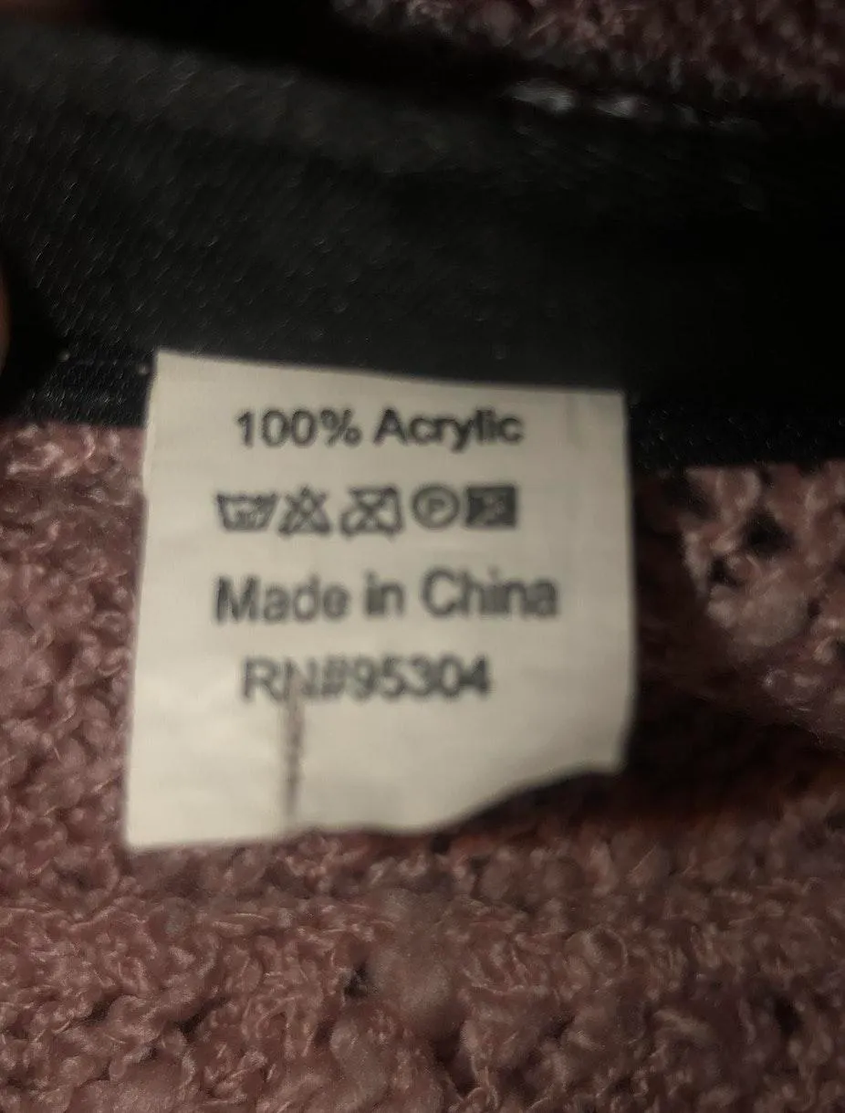 New York & Co Popcorn Knit Poncho  - Image 5