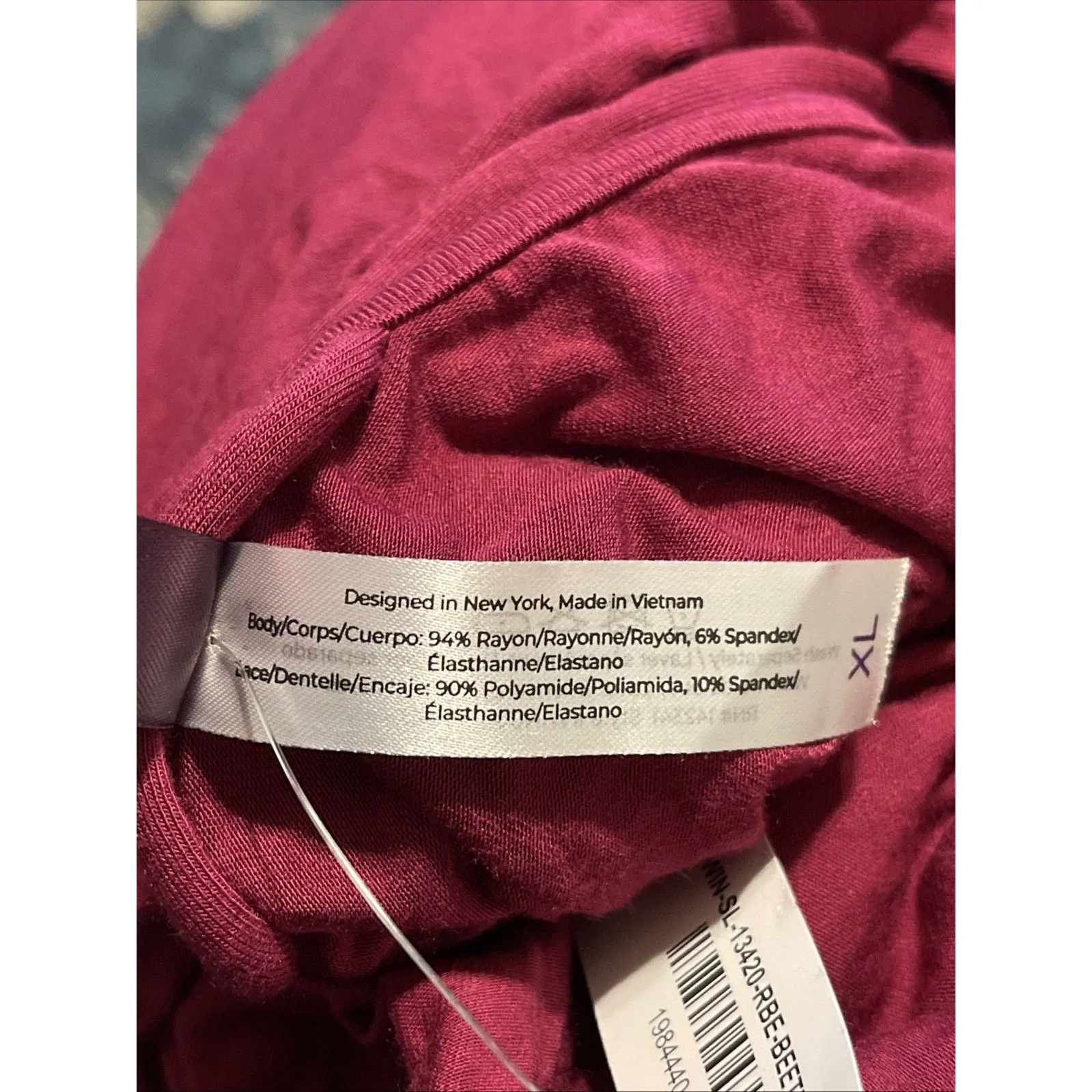 Adore Womens Sz XL Dressing Gown Bath Robe Lace Sleepwear Lounge Wrap Kimono - Image 9