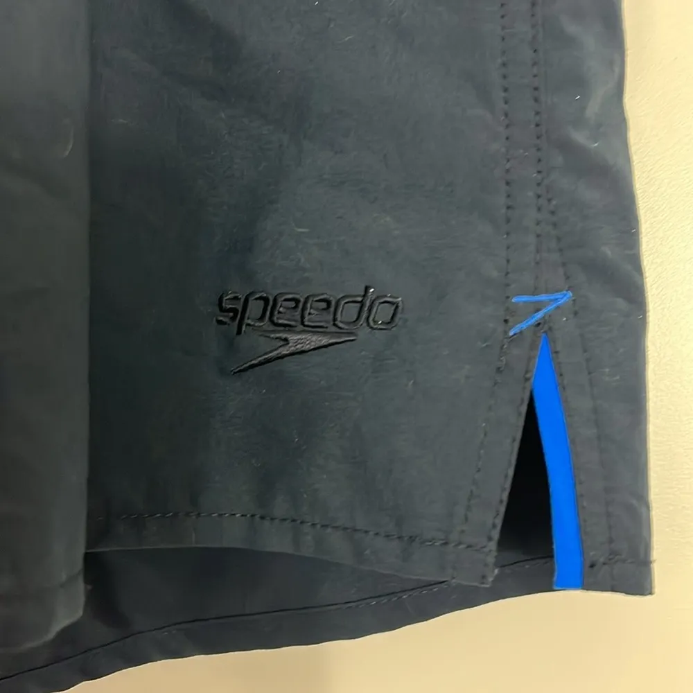 New Speedo Large Navy Blue Athletic Running Shorts with Inner Lining - Image 5