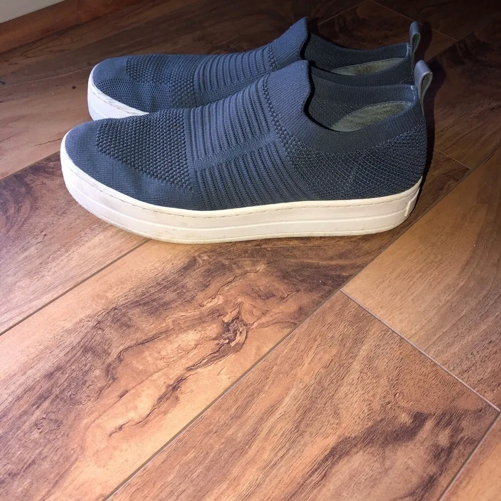 J/Slides Blue Hilo Knit Slip On Shoes‎ Size 8.5 - Image 4