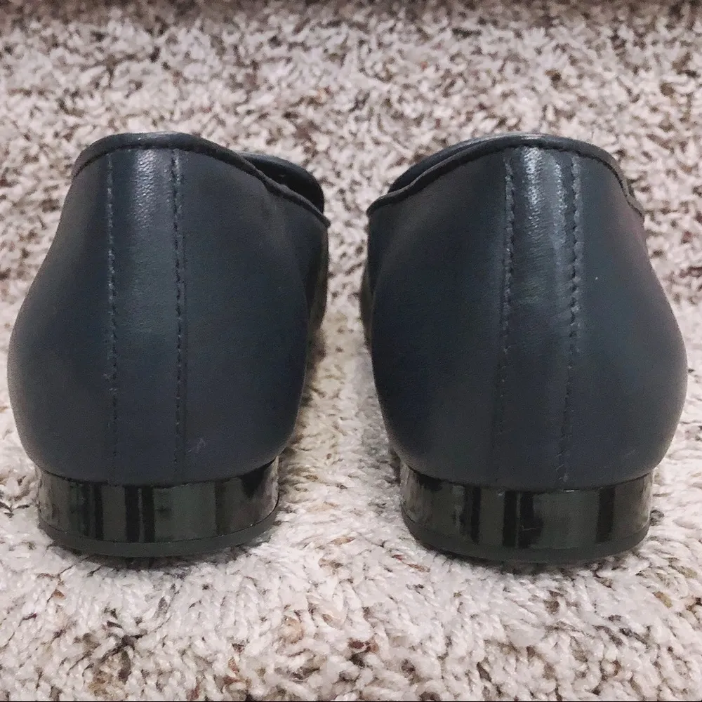 NEW Donald J.Pliner Honey Leather Loafers in Navy, Size 8 No Box Retail $198 Blue - Image 5