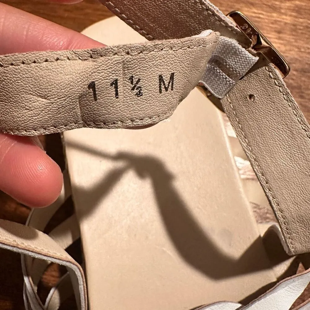 NWOB Amalfi By Rangoni Betty Espadrille Sandal White Size 11.5 - Image 8