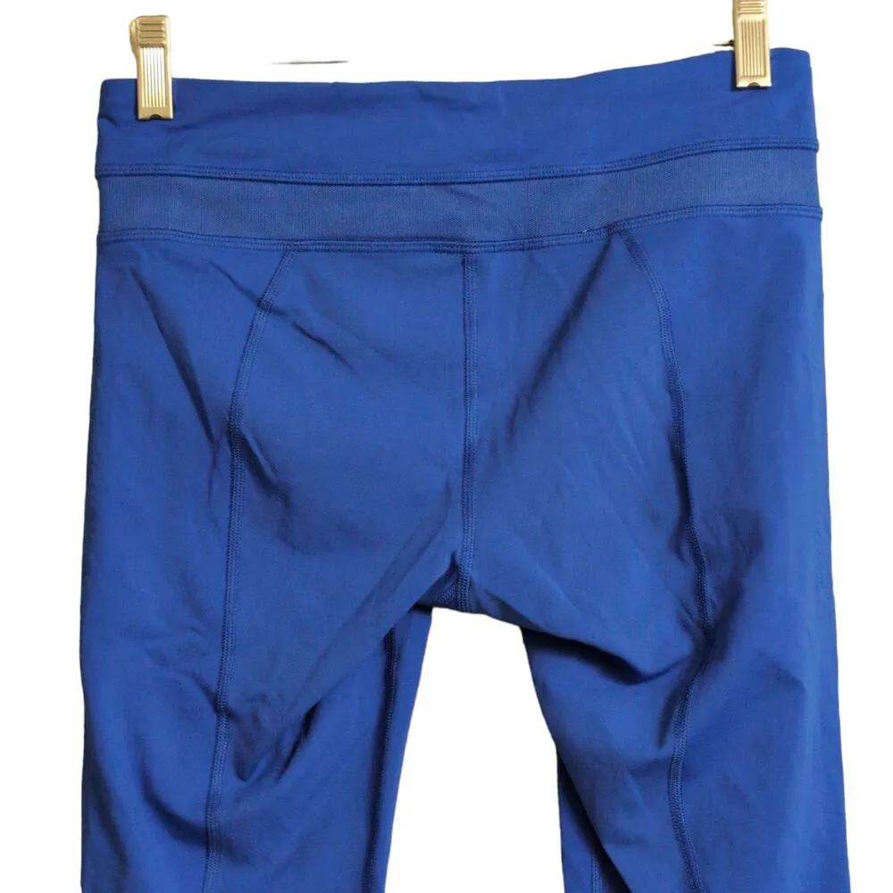 Lululemon Inspire Tight II (Mesh) Blue Capri 7/8 Length Legging Stretch Pocket 6 - Image 6