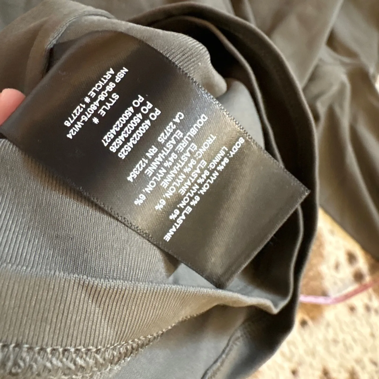 ARITZIA BABATON Contour Long Sleeve turtleneck Midi Bodycon Dress Size Medium - Image 7