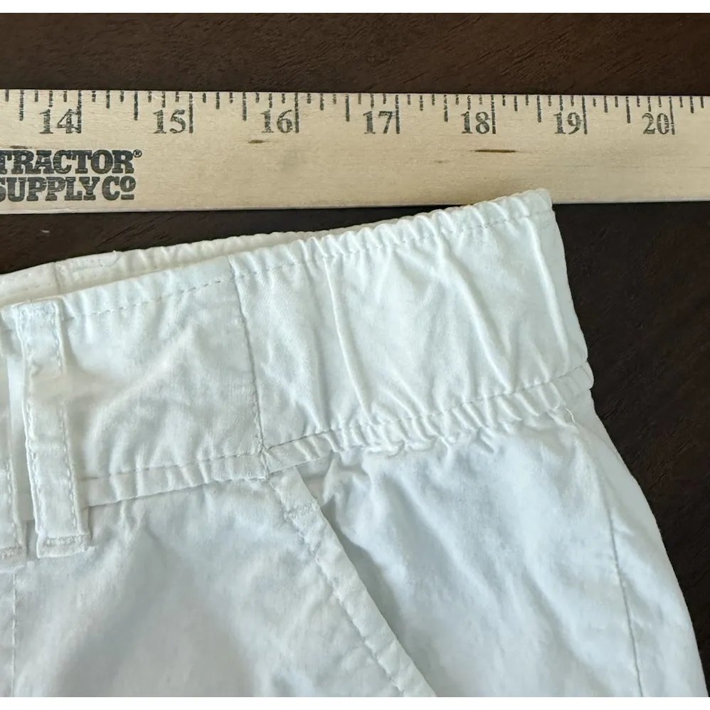 Breckenridge Womens Size 16 White Cropped Pants Side Tie‎ Preppy Beach Travel - Image 7