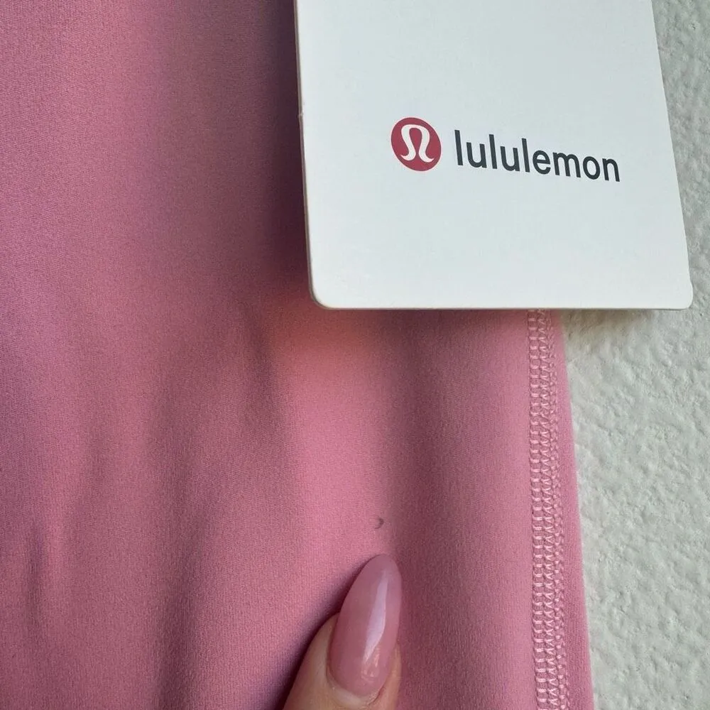 NWT Lululemon Align High Rise Crop 23" Pink Tide Size 0 XS LINED - Image 3