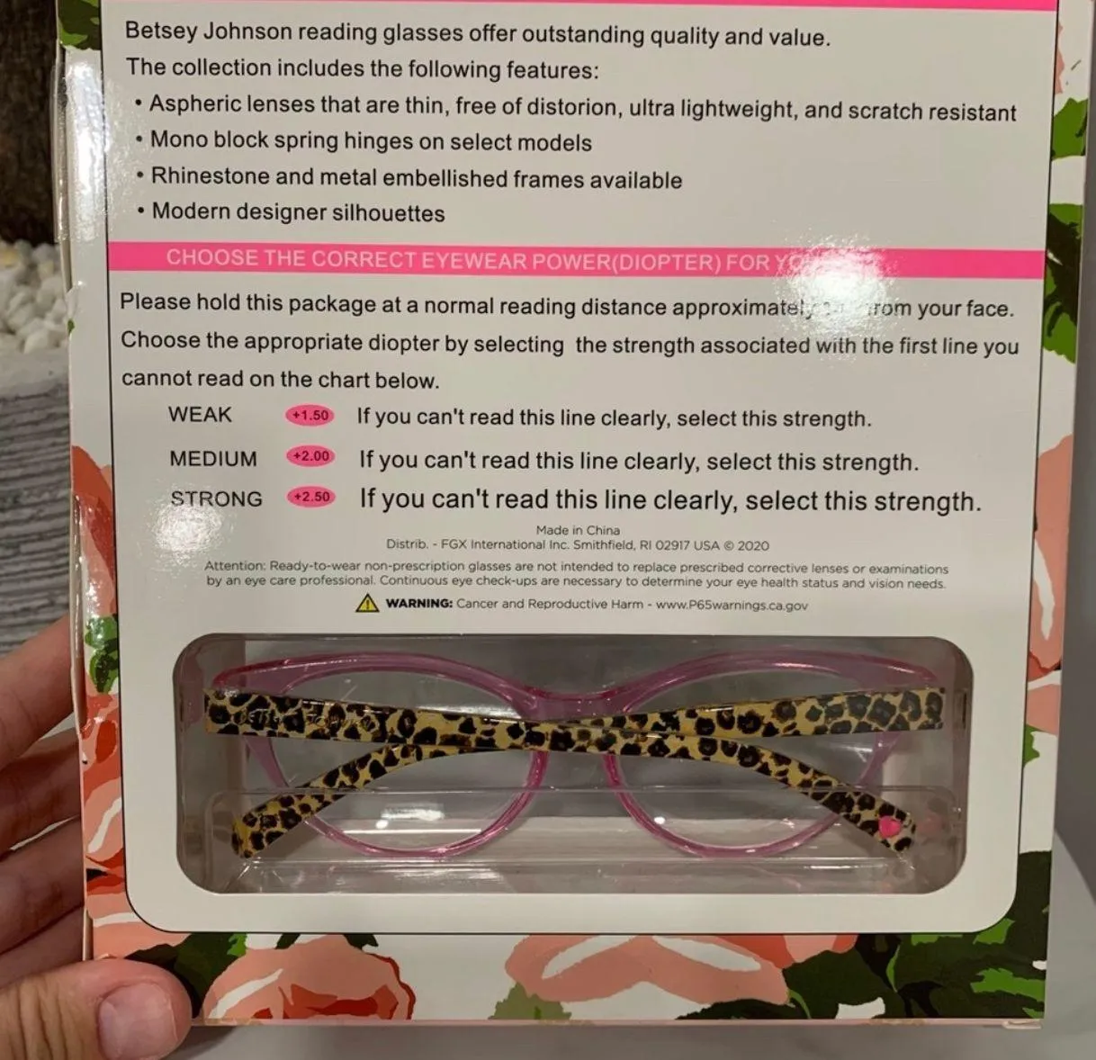 NWT  Reading Glasses Power +2.00 - Image 2