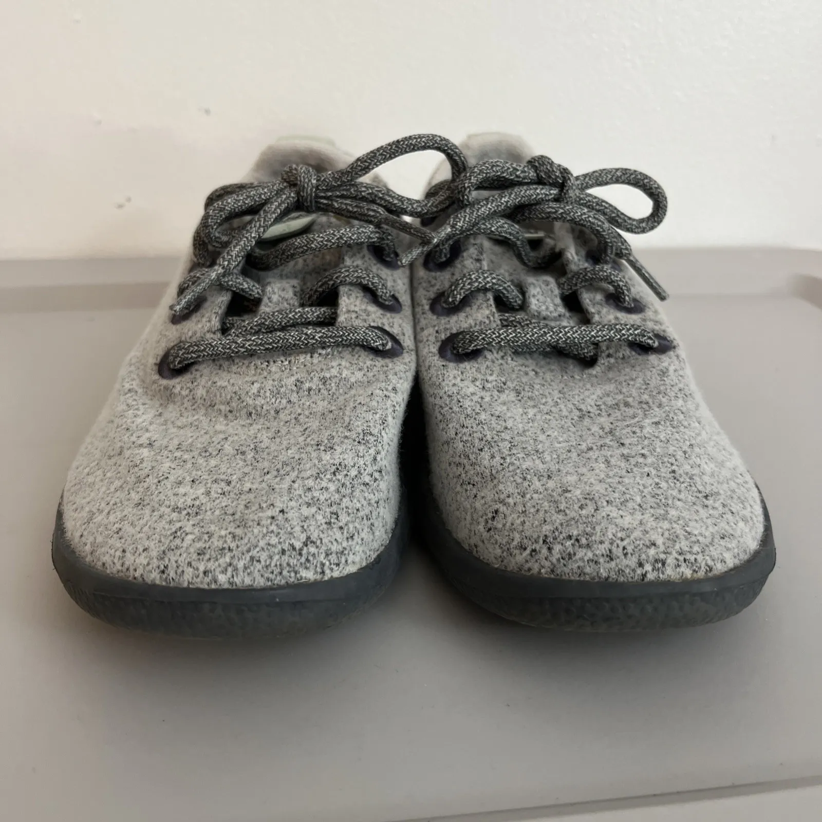 ALLBIRDS WOOL RUNNERS Comfort Shoes Sneakers Sz 7 HEATHER GREY UPPER Gray SOLE - Image 2