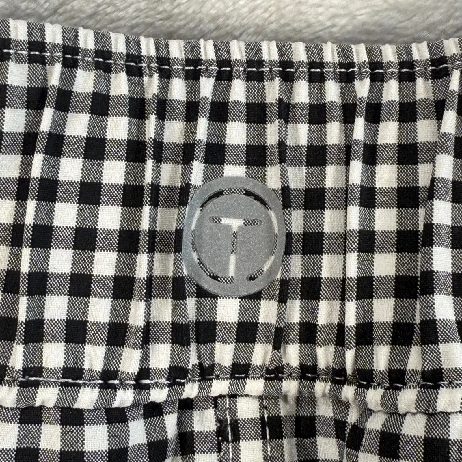 T by Talbots Skort Gingham Athletic Golf Skirt‎ Skorts Pockets XS - Image 8