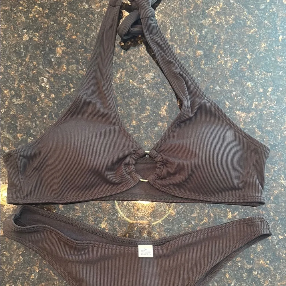 Amazon Black Halter Bikini Swimwear - Image 2