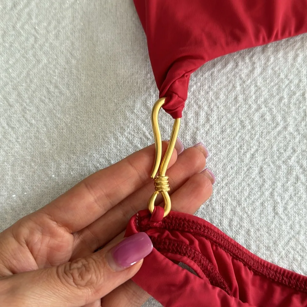 VIX Sienna Deise One Piece, Medium, $328 Gold - Image 9