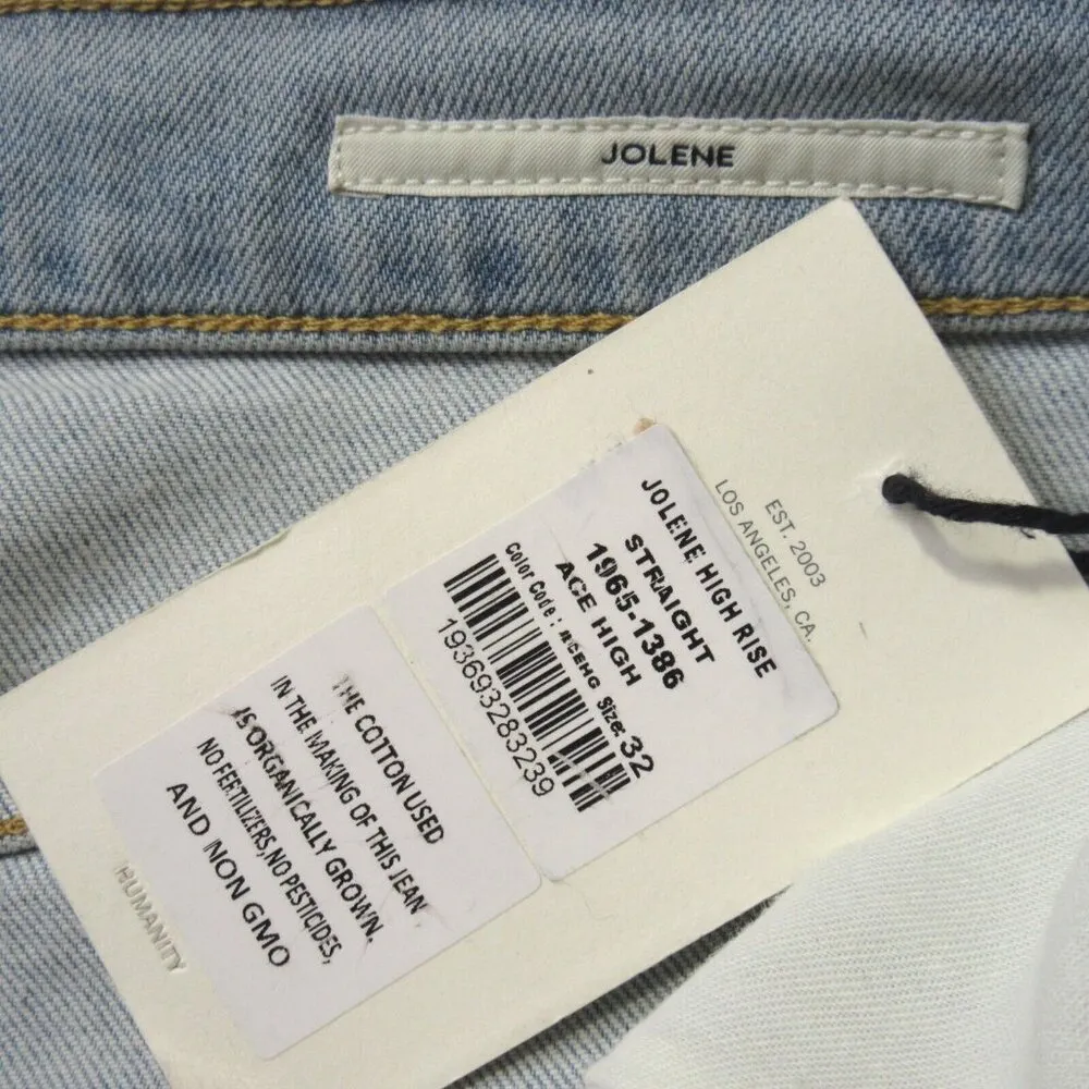 NWT Citizens of Humanity Jolene in Ace High High Rise Straight Jeans 32 $218 - Image 3