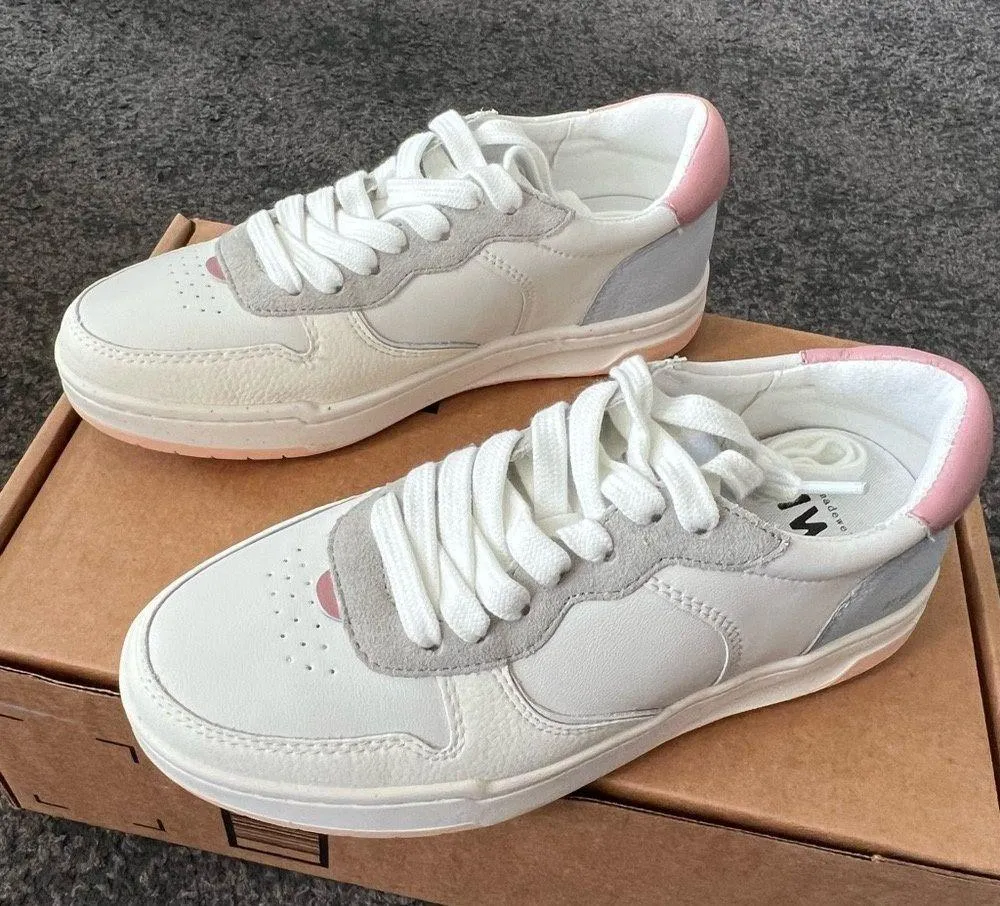 court sneakers in pastel colorblock - Image 5