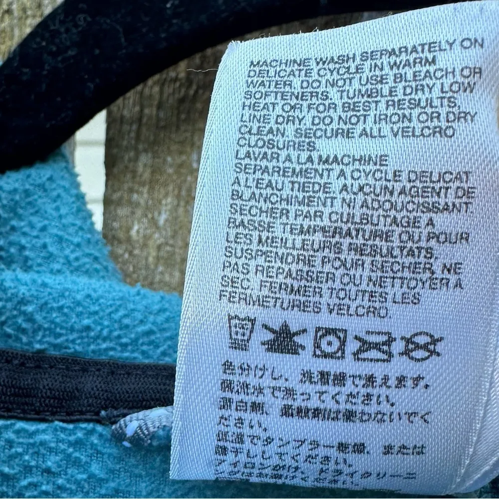 The North Face Teal Hooded Zip Fleece Jacket TKA 100 Sz XL - Image 7