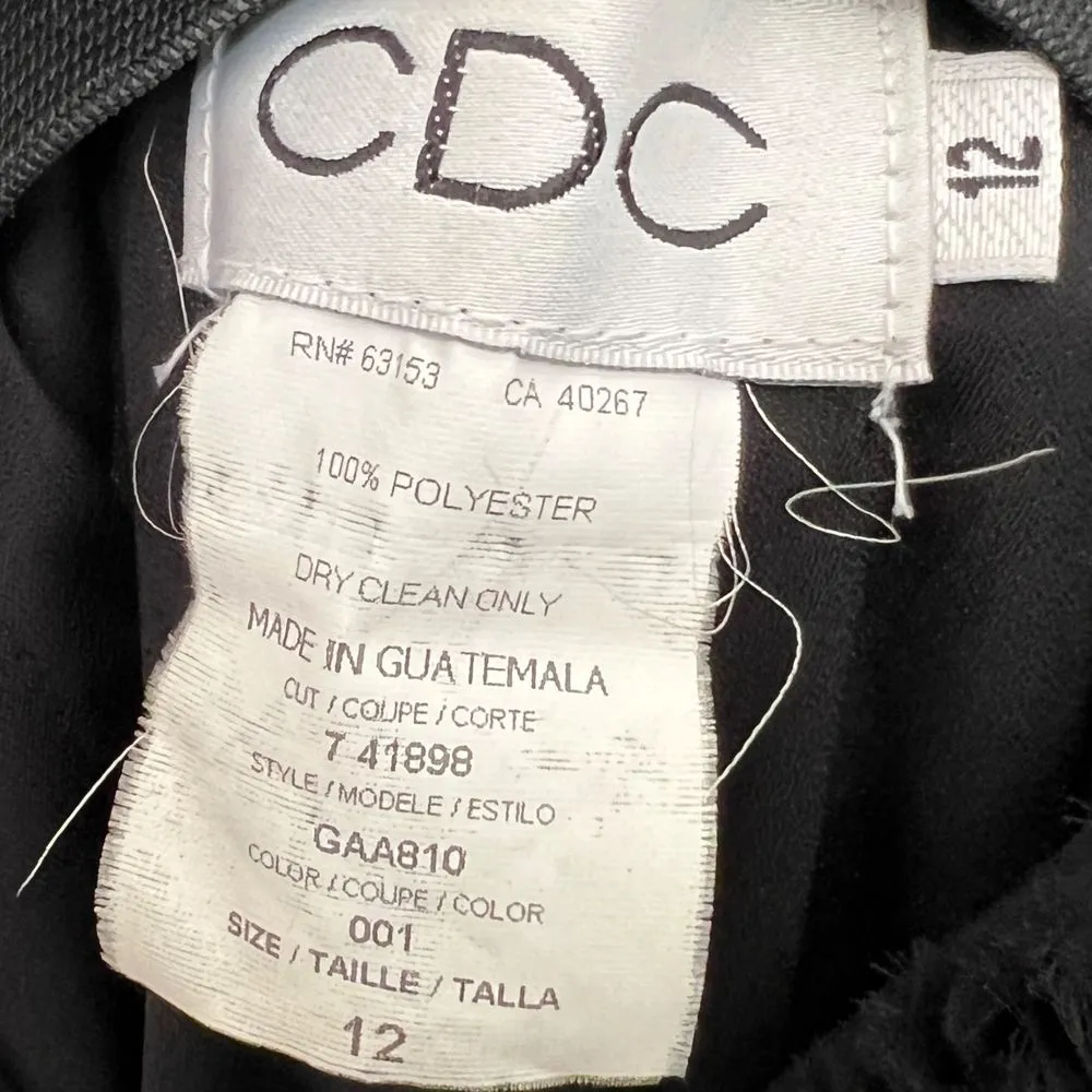 Y2K Black‎ Maxi Dress, Ruffle Hem, Formal Dress, Goth, Fairycore, CDC, Vintage Black Size M - Image 6