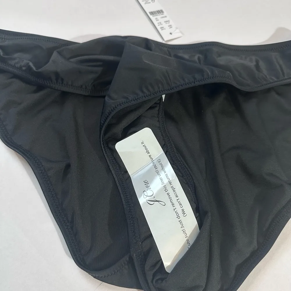 JCrew high rise 2X Black bikini bottoms NWT - Image 7