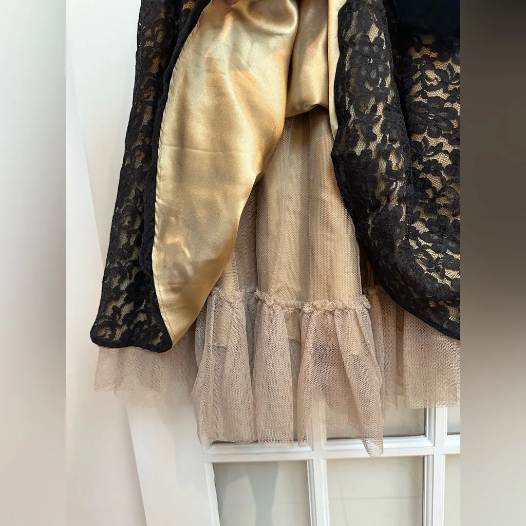 Vintage Betsey Johnson Evening 90’s Y2K Fairy Romantic Goth Lace Dress Size 8 - Image 9