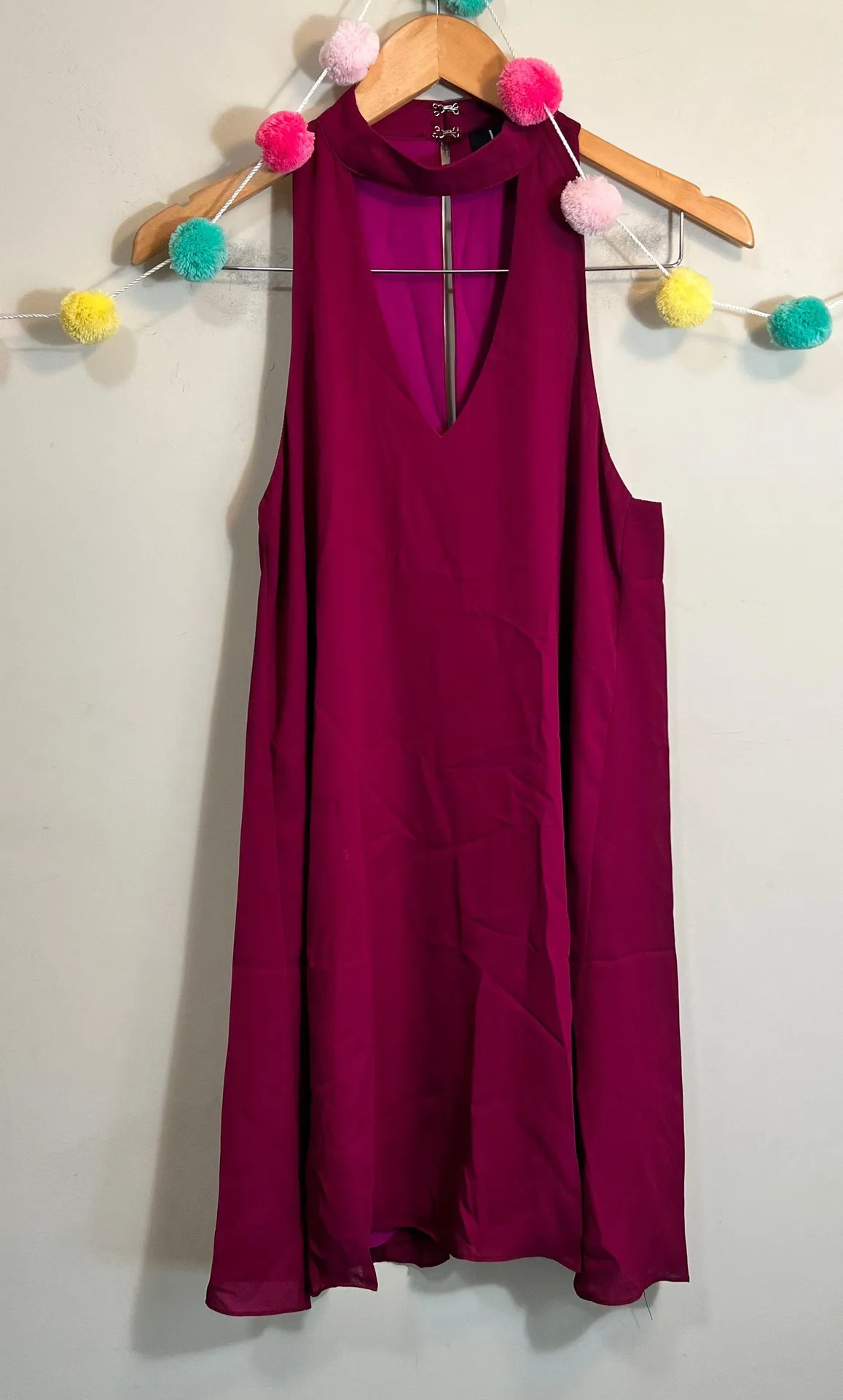 Magenta Groove Thing Swing Dress Size XS - Image 3
