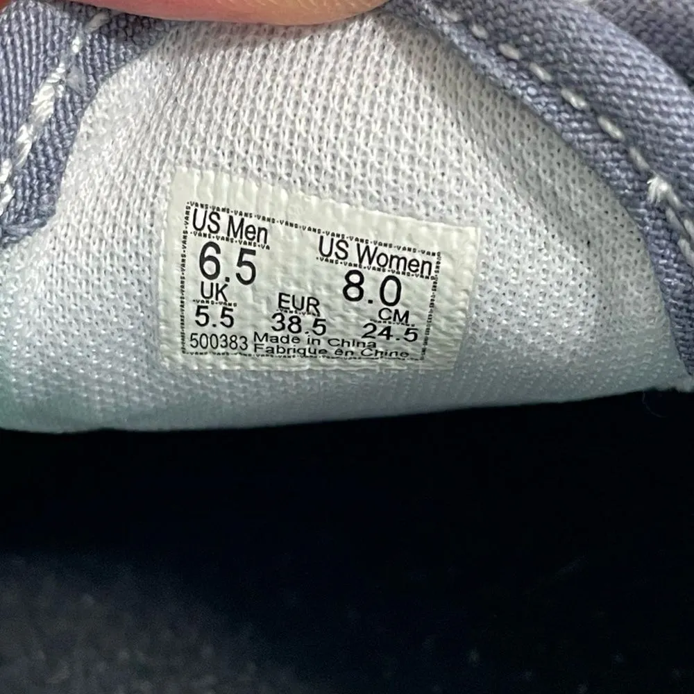 NWT Vans‎ Authentic Comfycush Suede Gray Lace up Size Women’s 8 Men’s 6.5 - Image 7