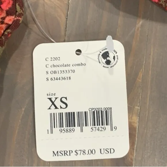 NWT! Free People Kaya Printed Floral Bodysuit - Image 11