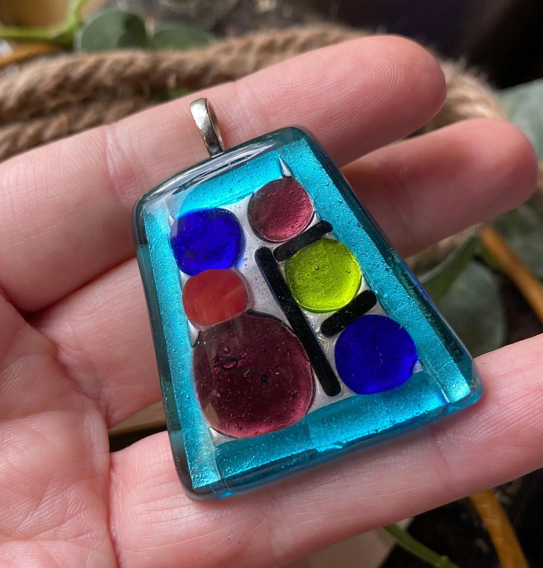 Lampwork Fused Glass Pendant Multiple - Image 3