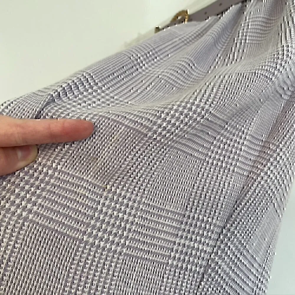 VINTAGE ALFRED DUNNER Lilac Lavender Purple White Plaid Pull On Trousers Pants Size 10 - Image 11