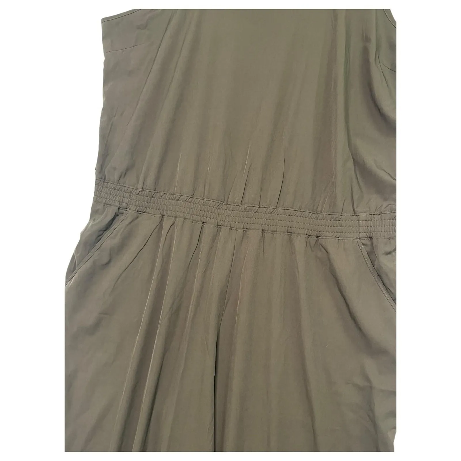 Old Navy Active Jumpsuit Womens 2XL Olive Green StretchTech Sleeveless Pockets - Image 7