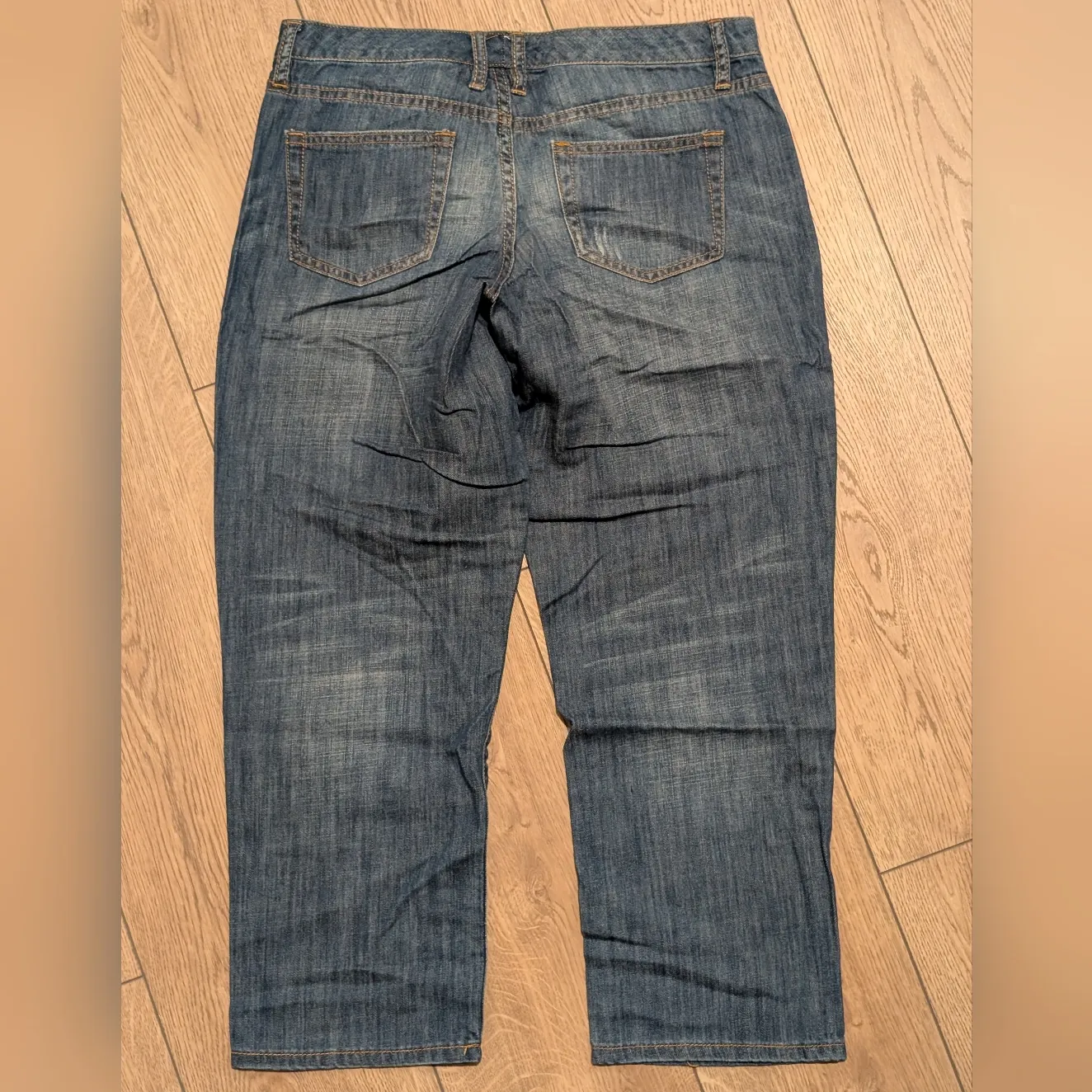 The Limited Womens 6 Boyfriend Jeans‎ Cropped Capri Denim Pants Lightweight - Image 3