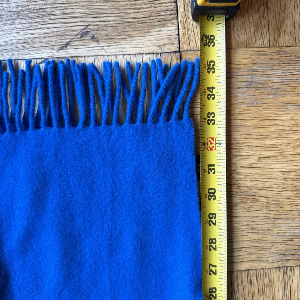 Rag & Bone Classic Wool Scarf, Pacific Blue, NWOT - Image 10