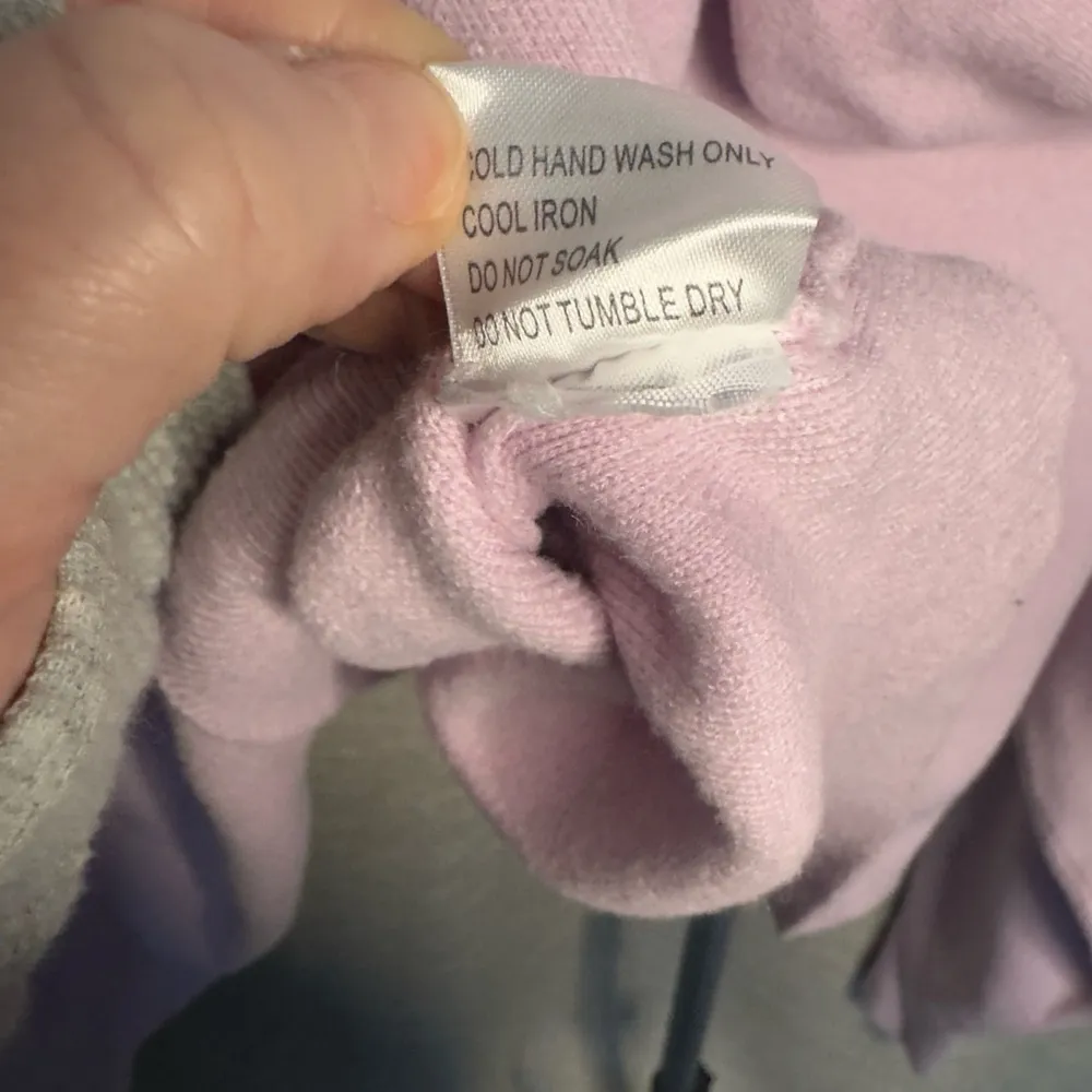 Princess Polly cropped pink sweater hoodie size S/M - Image 7