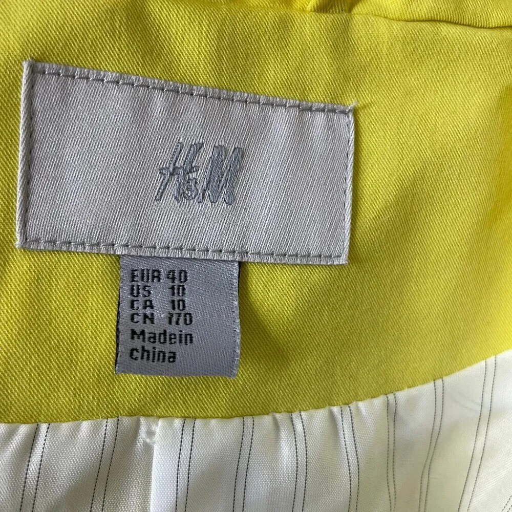 Women's Ruched Sleeve Pockets Blazer Retro Vintage Academia Sz 10 Preppy - Image 6