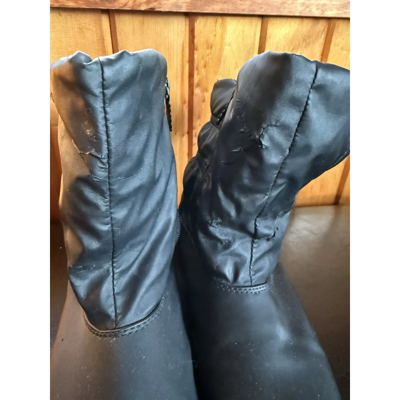 Totes Black Waterproof Winter Snow Boots Comfy Size 8‎ - Image 3