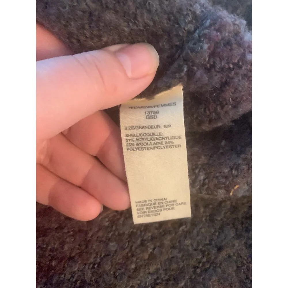 Woolrich turtle neck cowl mock woman’ssize small wool ombré - Image 6