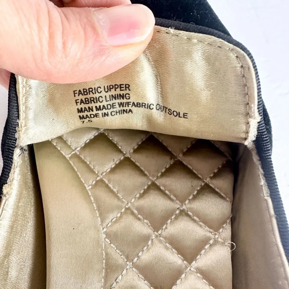 Birdies The Starling Velvet Flat Loafer Size 7.5 Black Slip On Classic Timeless - Image 9