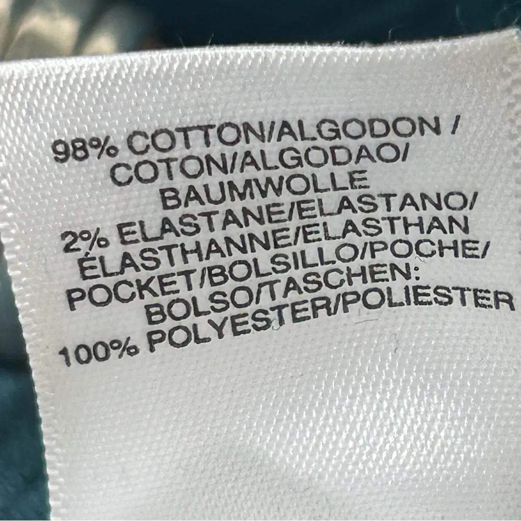 Rachel Rachel Roy | Dark Peacock Corduroy Velvet belted Jumpsuit Size 12 Green - Image 12