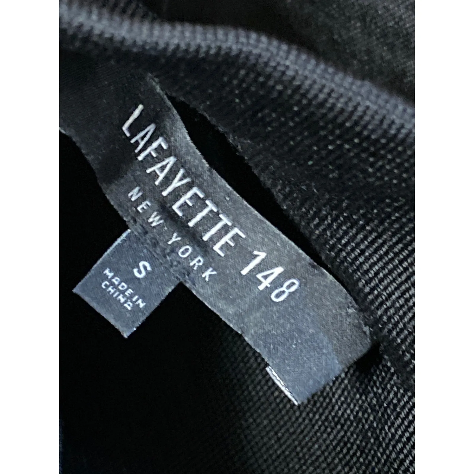 Lafayette 148 Indra Black Sleeveless Mock Neck Tank Flared A Line Midi Dress S - Image 4