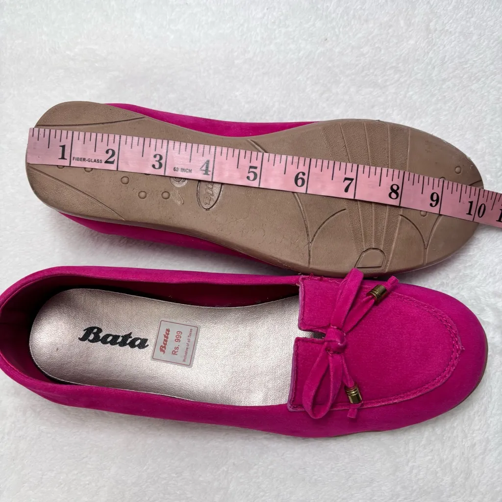 Bata Women's Pink Loafers Casual‎ Size 9 - Image 9