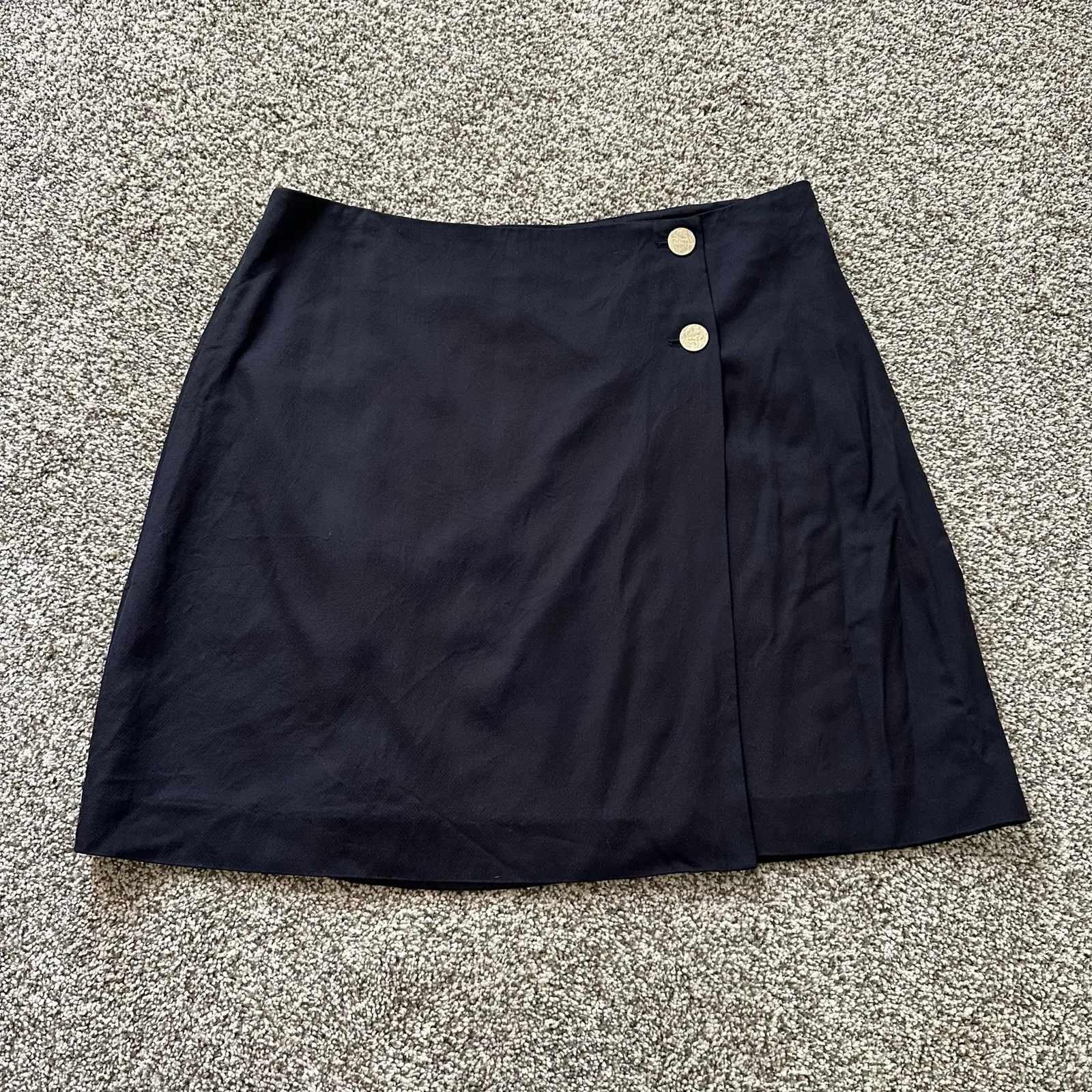 Reiss black wrap mini skirt size 8 - Image 2