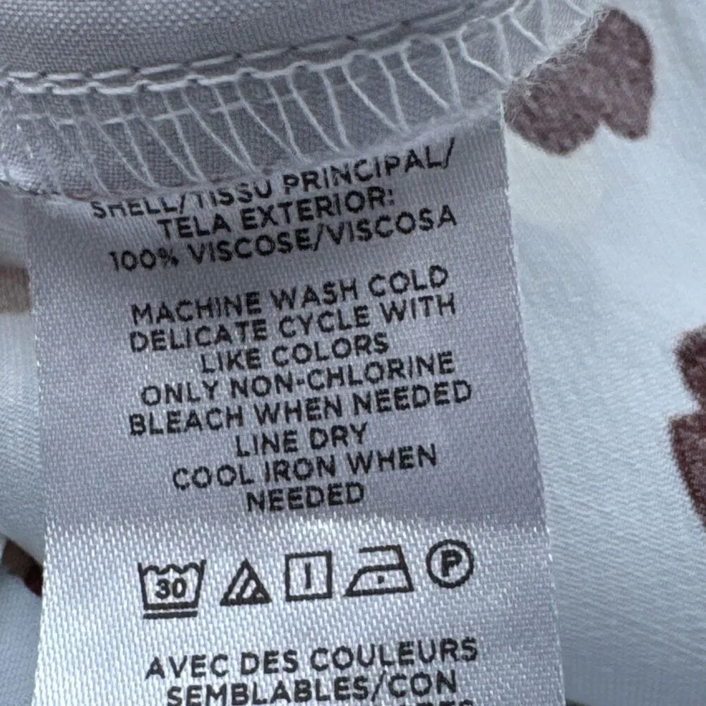 Sleep Floral Pajama Bottoms Size PXL  Animal Print Bottom Blue New - Image 6