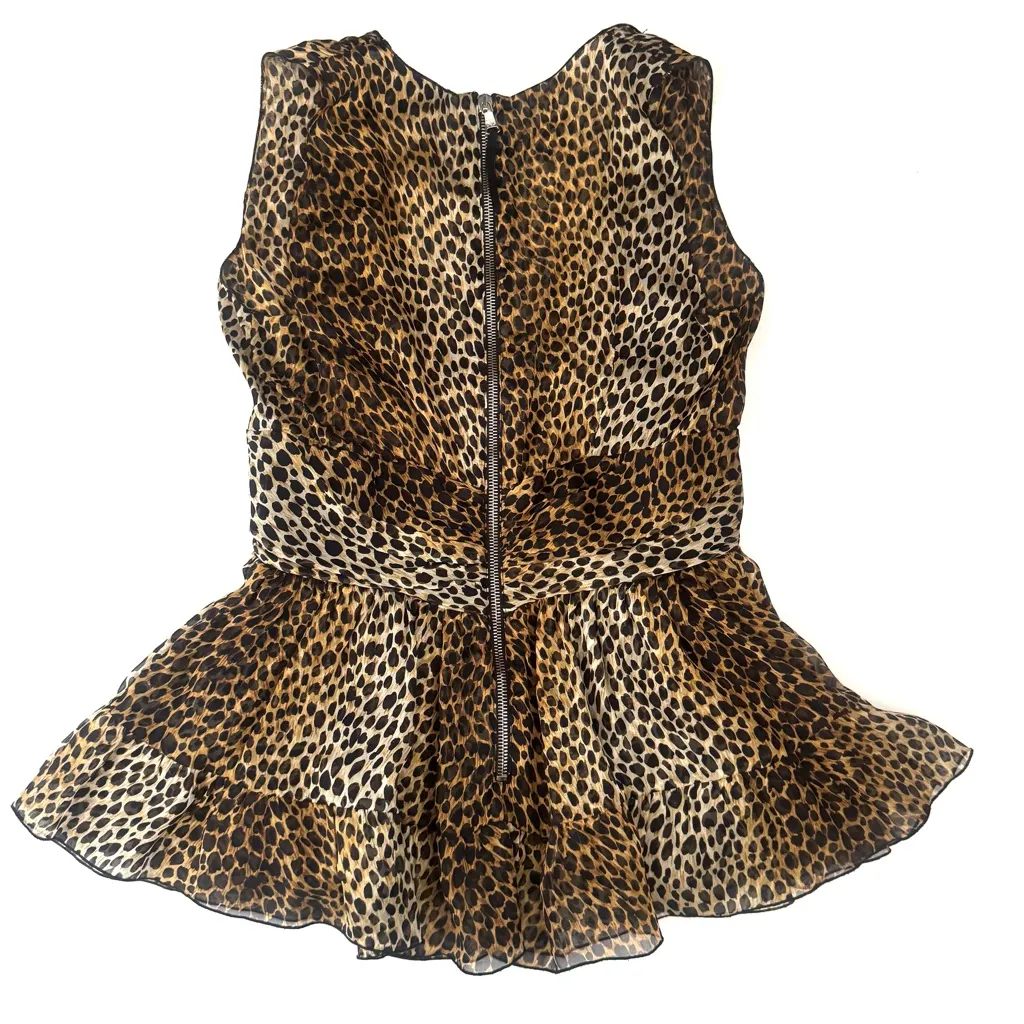 Dolce & Gabbana Silk Animal Print Top - Image 2