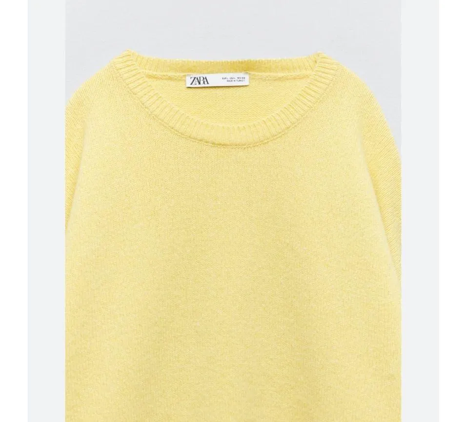 Zara cashmere knit sweater - Image 4