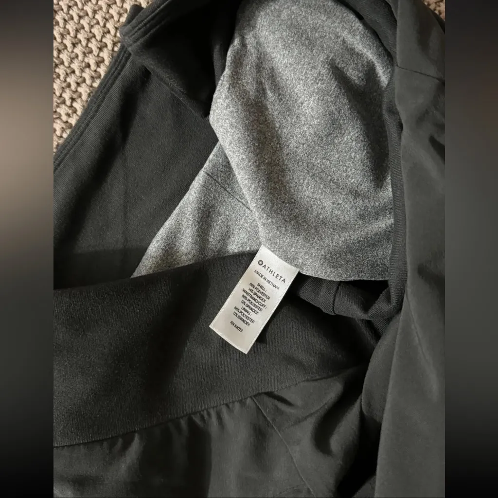 Athleta Women’s Lined Soho Jogger Pants Gray Stretch Activewear Pockets Sz 2‎ - Image 7