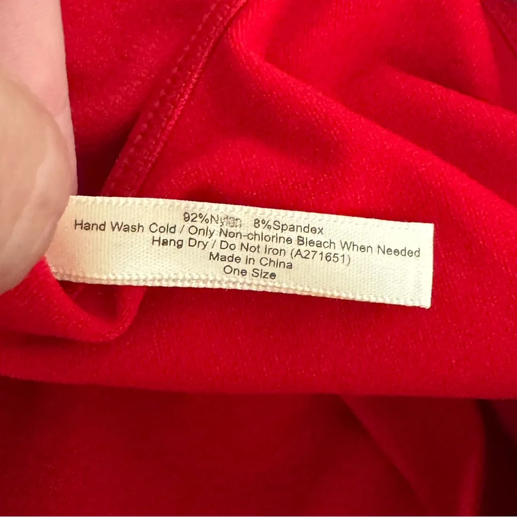 Women’s Skinny Tees red fitted v - Image 4